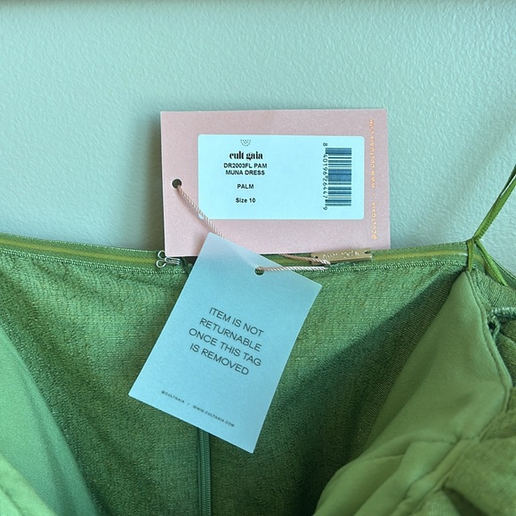 NWT Cult Gaia Muna Dress in Palm - Picture 6 of 7